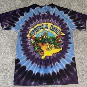 2008 rare Keep on Truck’in Skelton Bears Grateful Dead Tie Dye Tour T-Shirt M